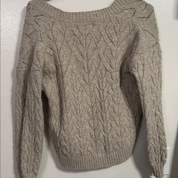 Wool blend cardigan sweater - Picture 4 of 4